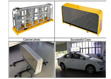 P5 LED Taxi Top Znaki reklamowe 6000cd / Sqm Jasność z bezprzewodowym systemem sterowania