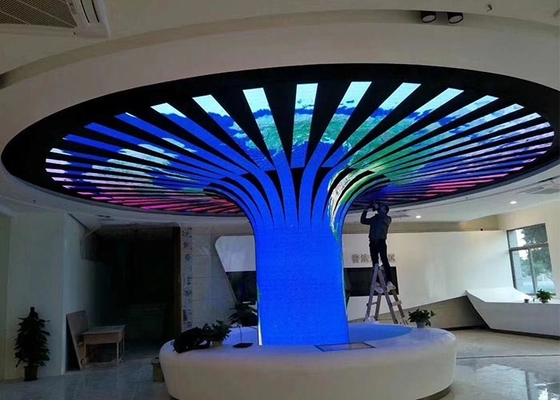 Elastyczny kryty kolorowy wyświetlacz LED Miękki moduł Tunel reklamowy