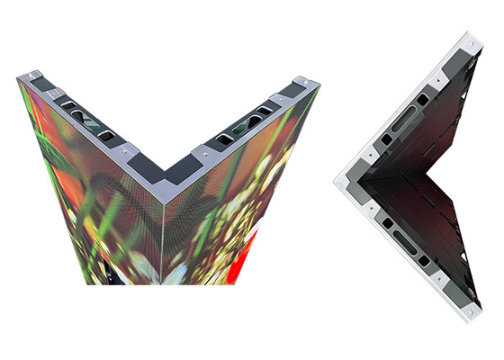 Prawy kąt LED Video Wall P1.875 P2.5 Własna konserwacja przednia