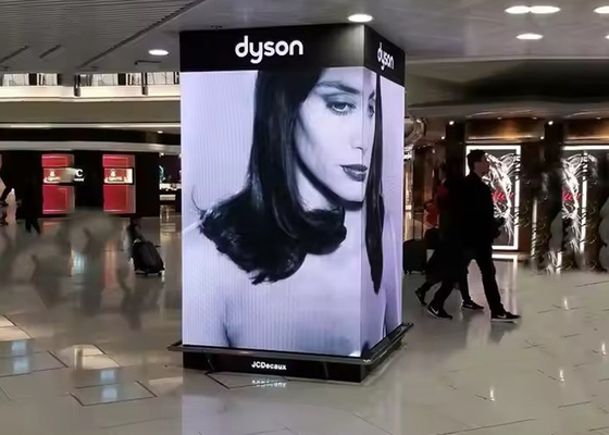 Prawy kąt LED Video Wall P1.875 P2.5 Własna konserwacja przednia