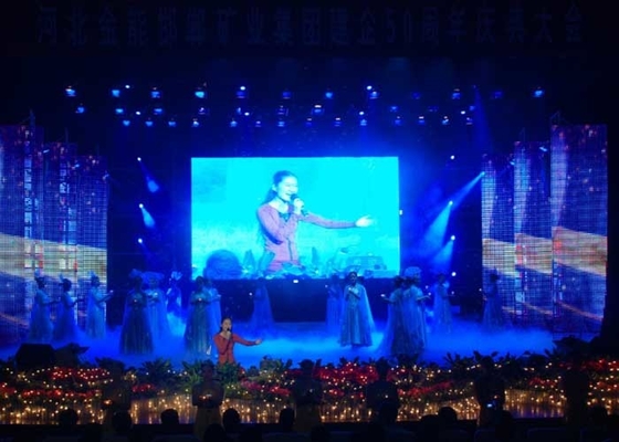 P2.6 P2.9 4K Portable Rental Die Casting Aluminium Cabinet LED Display tło sceny