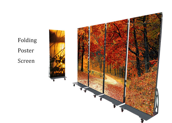Złożony plakat LED Display Background ruchomy napis Wi-Fi 4G Network