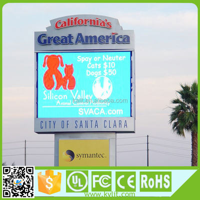 P10 Moduł ekranu LED zewnętrznego 10 mm Pixel Pitch 10000cd/sqm