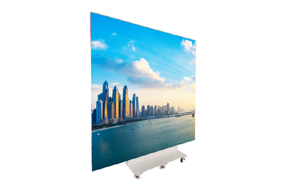KAILITE P1.25 Indoor 2x2m Foldable LED Poster Screen 1600x1600 Pixels 33mm Ultra Thin Aluminum Cabinet