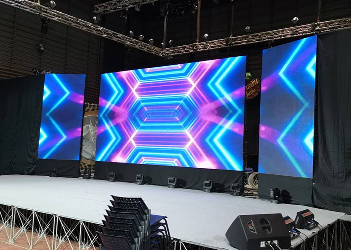 HD Fine Pixel Pitch P3.91 P4.81 Wyświetlacz LED do wypożyczenia w pomieszczeniach DVI HDMI VGA